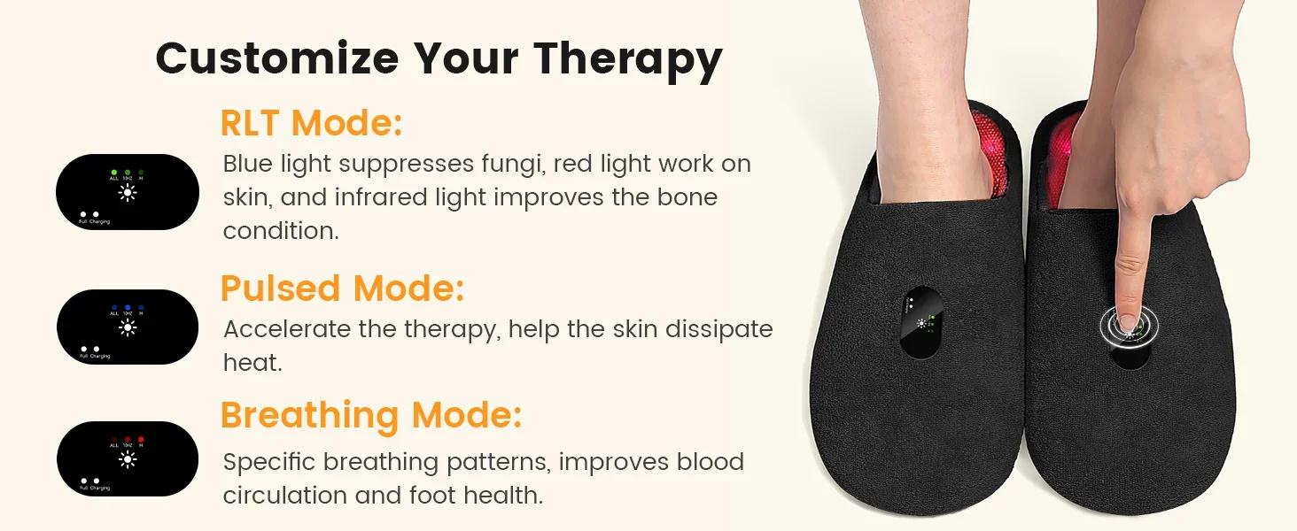 Description Picture 3 of itemWireless Red Light Therapy Foot Massager Tools Infrared LED Light Therapy Foot Pain Relief Eczema Relieve Skin Bruising
