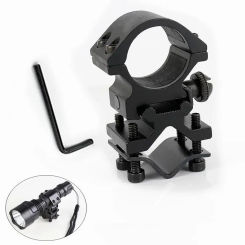 Popular Universal Metal Rail Clip 25mm Ring 20mm Rail Gun Mount Flashlight Laser Torch Bracket