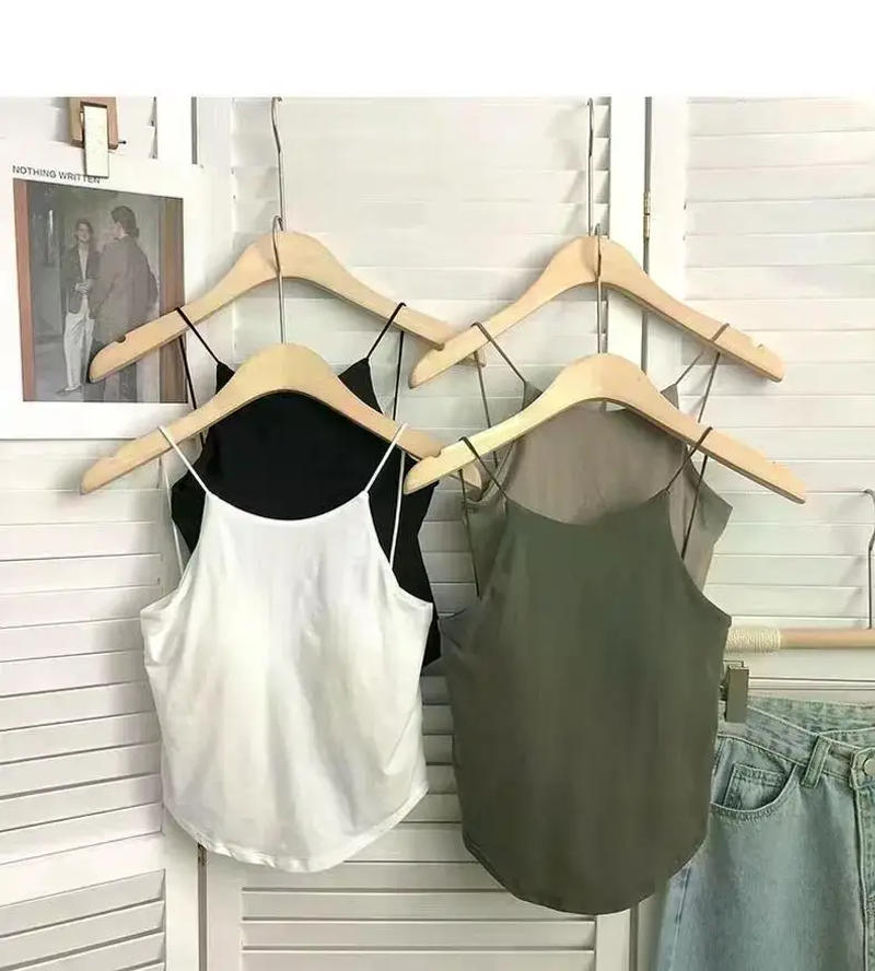 Description Picture 2 of itemSexy Camisole Women Underwear Wire-Free Tank Crop Top Tee Seamless Lingerie Bralette Beauty Back Wireless Tube Tops Sports Camis