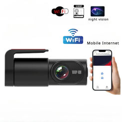 Single Lens Dashcam Dash Camera Car 360°Rotating Len Dvr Cam HD 1.0 Inch Black Box USB ADAS Driving Assistance Loop Recording