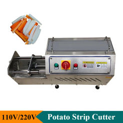 Stainless Steel Potato Chips Strip Cutter 7/10/12/14mm Cutting Blade Kitchen Vegetables Carrot Strips Electric Cutting Tool