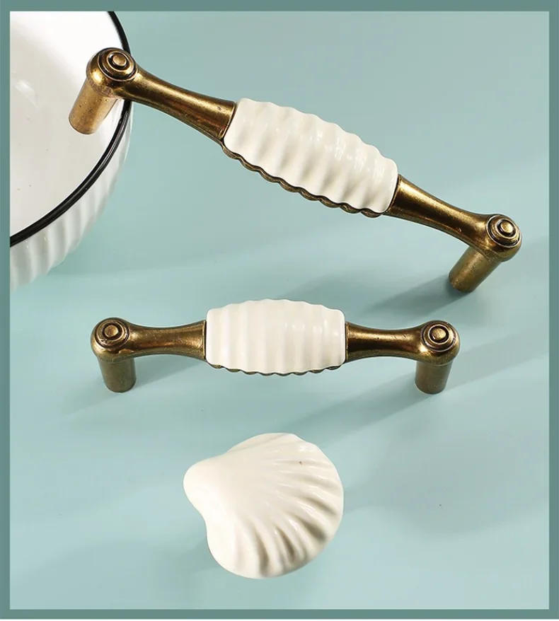 Description Picture 5 of itemCabinet Knobs and Handles Drawer Pulls Blue Ceramic Cabinet Handles Drawer Knobs Kitchen Handles Ceramic Knobs for Furniture