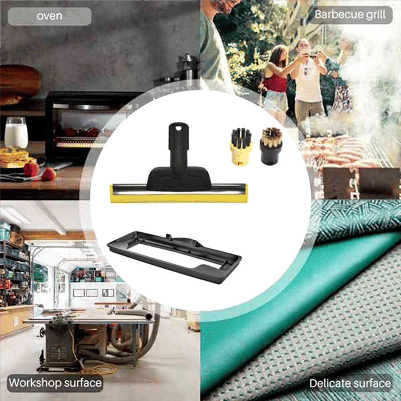 Description Picture 4 of itemB64B-Window Squeegee Nozzle Carpet Glider And Steam Brush For Karcher SC1 SC2 SC3 SC4 SC5 Steam Cleaner Replacement Parts