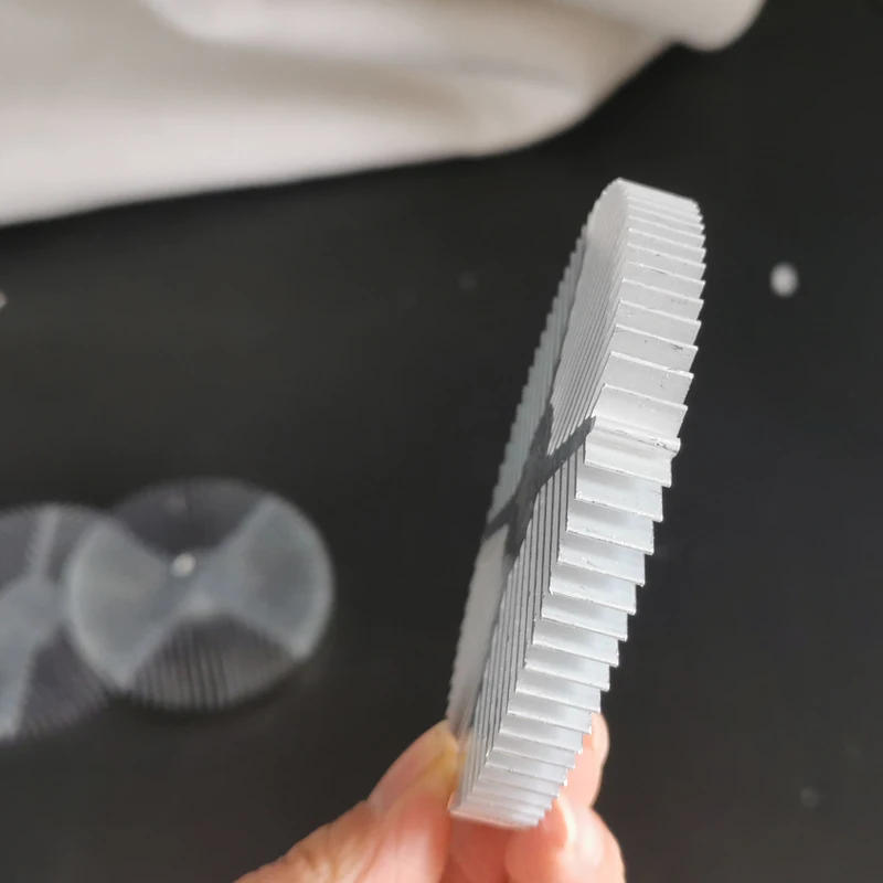 Description Picture 4 of item10W High Power Led Heatsink Aluminum Radiator 90mm Diameter