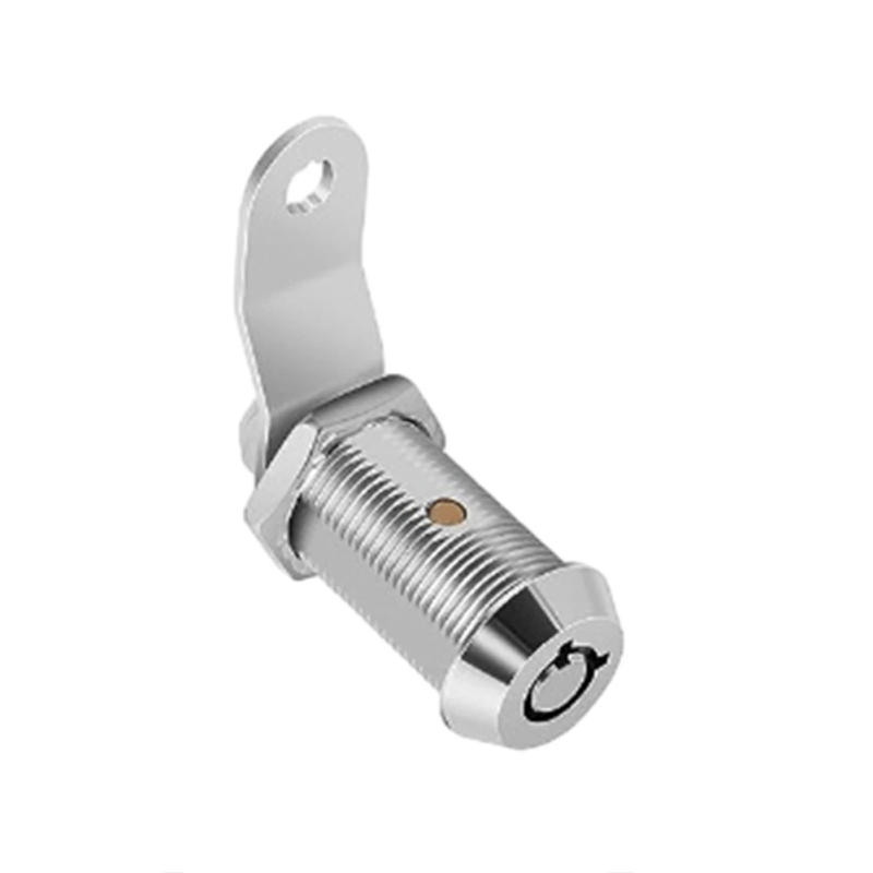 Description Picture 2 of itemParts Cam Lock Cam Lock 30mm Body Length 90 Degrees Open Chrome-plated Zinc Alloy For File Cabinets Tool Boxes