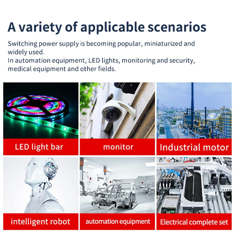 Description Picture 5 of itemMZMW 1500W Switching Power Supply 110V/220V AC-DC 0-12V 24V 36V 48V 60V 72V 80V 110V 150V 220V Adjustable Digital display SMPS