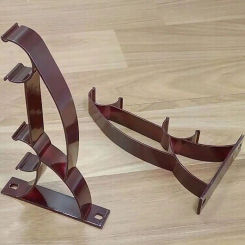 2PCS/Lot Double Curtain Rod Bracket for 25-28mm Rod Aluminum Alloy Window Blind Rod Brackets, Rod Holder for Window Blind Rod