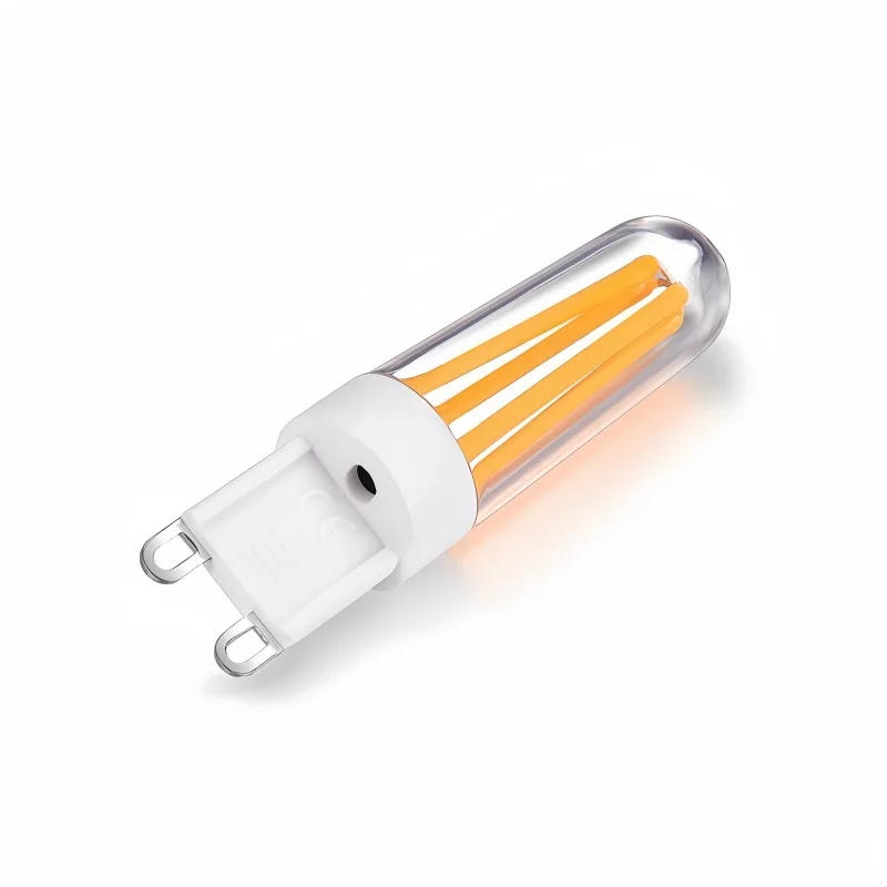 Description Picture 4 of itemG9 LED ceramic dimmable light 230V 220V bulb 3W 6W 4 LED filament COB chandelier replaces 30W 60W halogen spotlights