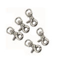 5PCS Swivel Spring Eye Snap Trigger Clip Hook 65mm Stainless Steel 316 Snap Hook