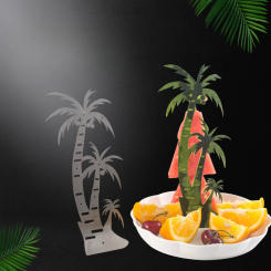 Fruit Carving Shaping Tool Hami Melon Watermelon DIY Stainless Steel Restaurant Fruit Tray Engraved Mold Kitchen Fruit Tool