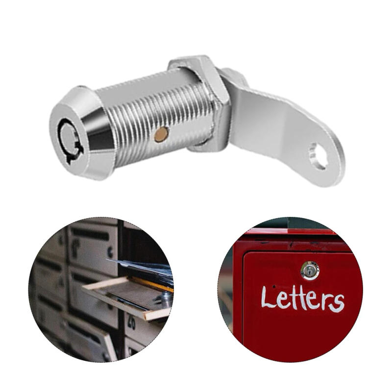 Description Picture 6 of itemParts Cam Lock Cam Lock 30mm Body Length 90 Degrees Open Chrome-plated Zinc Alloy For File Cabinets Tool Boxes