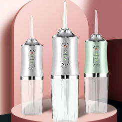 Portable Dental Water Flosser Oral Irrigator USB Rechargeable Water Floss Jet Tooth Pick 1 Tips 220ml Mouth washing machine