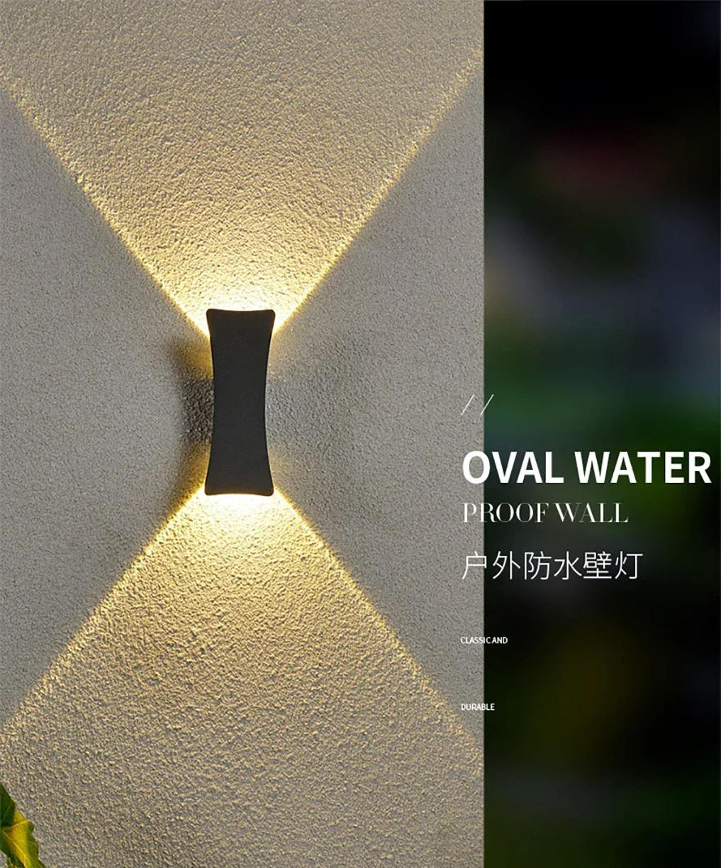 Description Picture 6 of itemAC85-265V 6W LED Wall Lamp Indoor and Outdoor 4 Types Modern Minimalist Style IP65 Waterproof Lamp with 3 Years Warranties