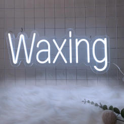 Waxing Facial Sign Salon LED Neon Open, Store, Window, Shop, Business, Display, Grand Opening Gift