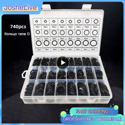 Nitrile Rubber O Ring Set With Hook Tools NBR Seal Rings Gasket Oring Oil-Resistant Sealing O-Ring Kit