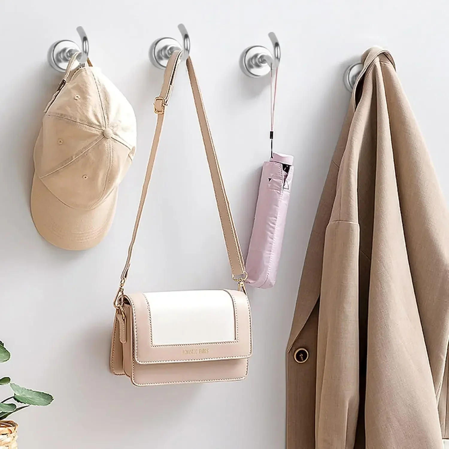 Description Picture 6 of item20/1Pcs Metal Strong Magnetic Hooks Wall-mounted Heavy Duty Magnet Hook Key Coat Hanging Hanger Home Kitchen Bathroom Storage