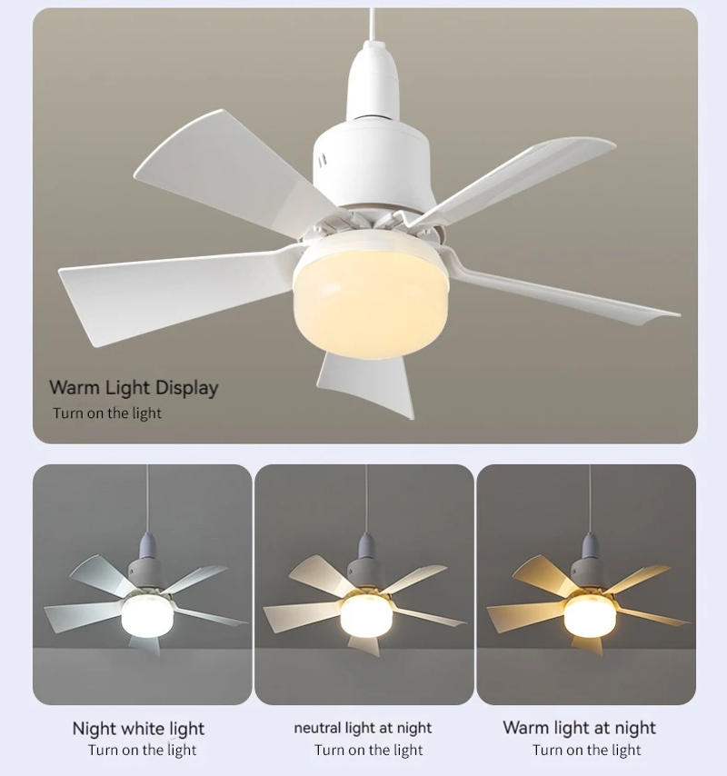 Description Picture 4 of itemLED 30W Ceiling Fan Light E27 With Remote Control For Dimming Suitable For Living Room Study Household