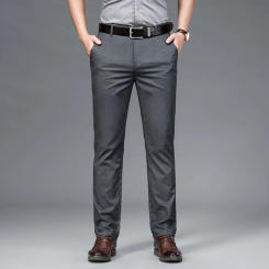 Casual Pants Men's Pants Summer Straight Loose Business Trousers Middle-Aged Father High-End Suit pants