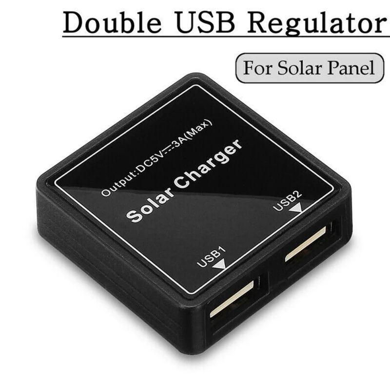 Description Picture 2 of item5V~20V 5V 3A Double USB Solar Panel Regulator Controller Power Charger Kit For Digital Products Phone Fan MP3 MP4