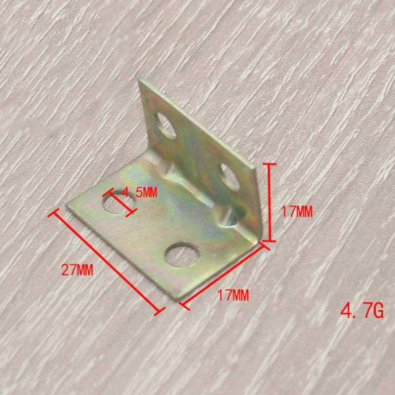 Description Picture 5 of itemCorner Brace Joint Angle Bracket Reuseable Table Fastener 4 Holes 90 Degree Furniture Corner Cover Home Table Box