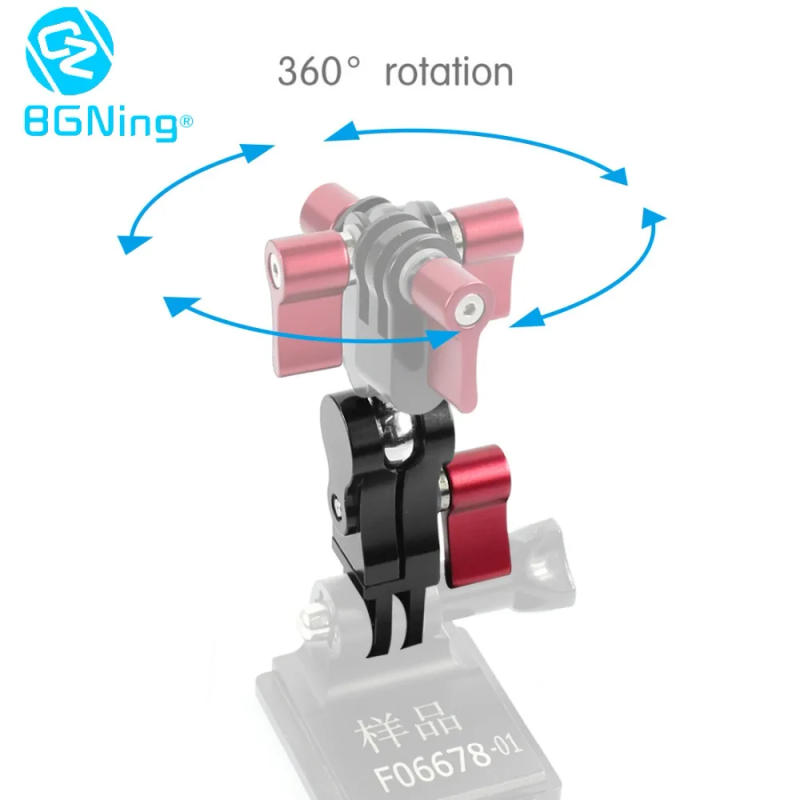 Description Picture 6 of itemUniversal Aluminum Arm Adapter Mount Bracket Connector w/ Knob 1/4'' Inch Screw for GoPro for OSMO Action YI Sports DSLR Cameras