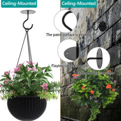 Garden Hanging Hook Hangers Basket Hooks Bracket Ceiling Hooks Garden Hangers Plants Hanging Clothes Brand New
