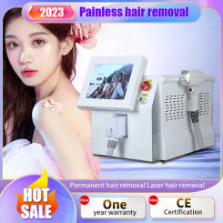 2024 Hot Sale ICE Triple Wavelength 755nm 808nm 1064nm 808 Diode Laser 808 Hair Removal and Skin Rejuvenation Machine