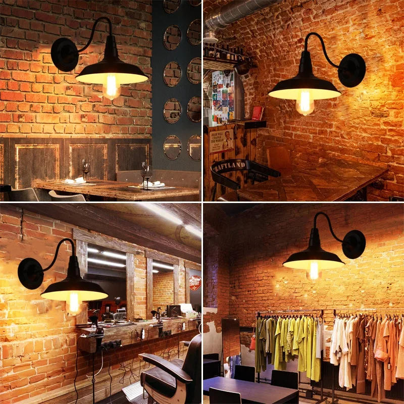 Description Picture 3 of itemIndustrial Style Wall Lamp American Personality Creative Wall Lights Decorative Aisle Corridor Balcony Restaurant Bar Stai