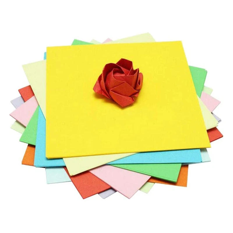 Description Picture 6 of item100pcs Origami Square Paper Double Sided Folding Lucky Wish Paper Crane Craft Paper DIY Arts Crafting Colorful Scrapbooking