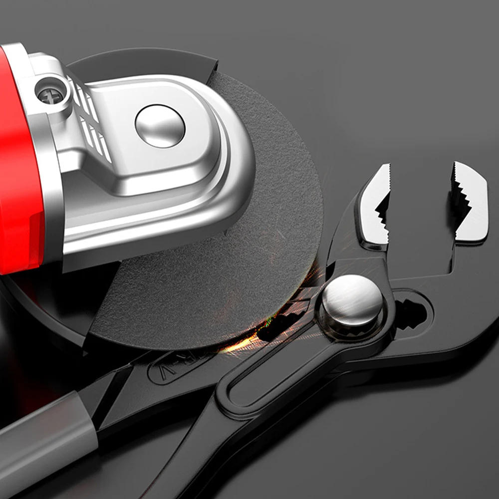 Description Picture 6 of item7"/8"/10"/12" Heavy Duty Quick Pipe Wrenches Large Opening Universal Adjustable Water Pipe Clamp Pliers Hand Tools for Plumber