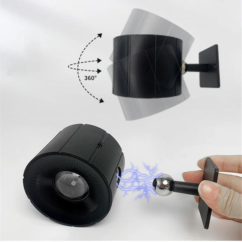 Description Picture 5 of itemRGBW Double Side Led Wall Lamp USB Rechargeable Indoor Spotlight & Remote Controller & Magnetic Mounted for Foyer,Bedroom