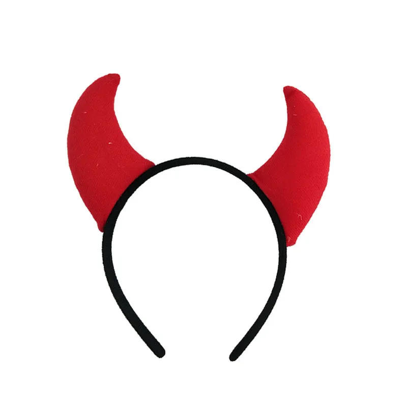 Description Picture 3 of itemAnimal Ear Red Black Demon Devil Headband Headwear Tail Bow Knot Tie Set Cosplay Costume Props Halloween Christmas Festival