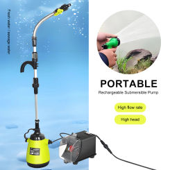 Electric Submersible Pumps Outdoor Vegetable Watering Pump Rechargeable Household Suction Lithium Water Pump Rainwater Pump