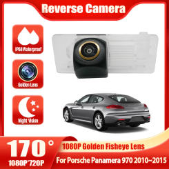 FOR Porsche Panamera 970 2010 2011 2014 2015 Car Parking Rear View Camera 1080P Night Vision Back up Reverse Camera Fisheye Lens