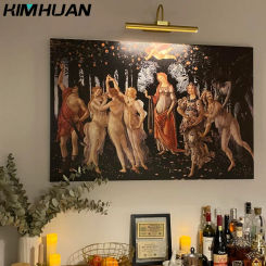 4000mAH Painting Picture Light Portrait With Remote Living Room Wireless Wall Lamp Art Display Rechargeable Battery Operated