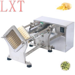 Stainless Steel Potato Strip Potato Cutter French Fries Cutter Machine Electric Vegetable Cutting Machine 110V 220V
