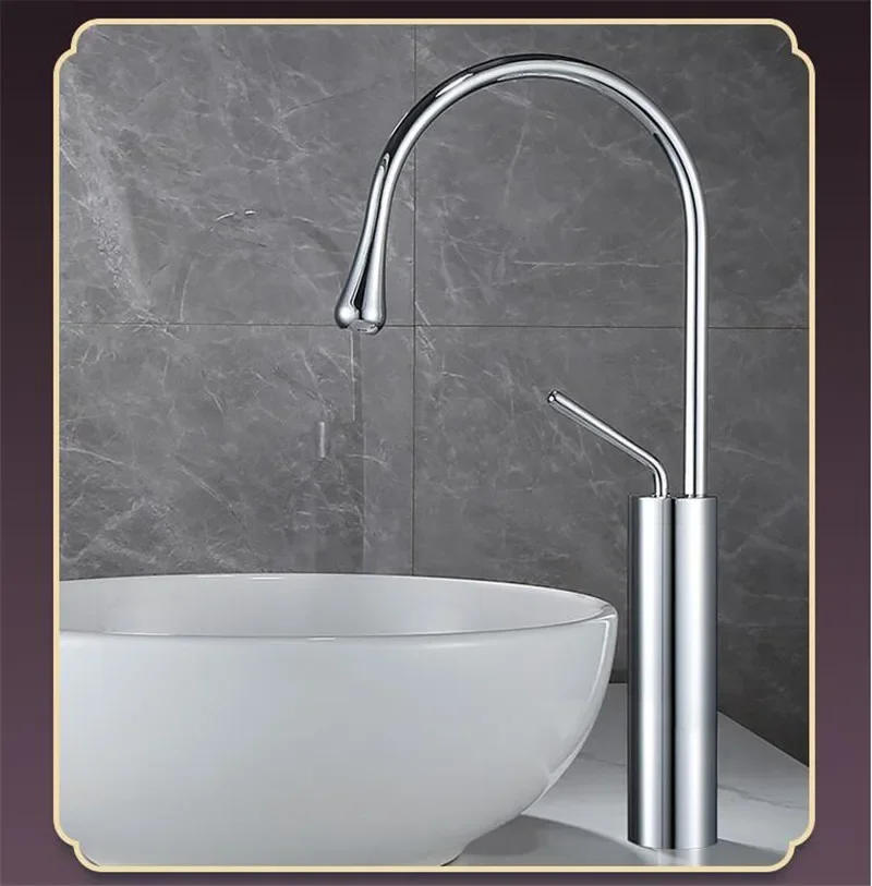 Description Picture 5 of item/Brushed Gold Bathroom Faucet  Basin Hot Cold Black Sink Brass Kitchen Swivel Sink Water Crane