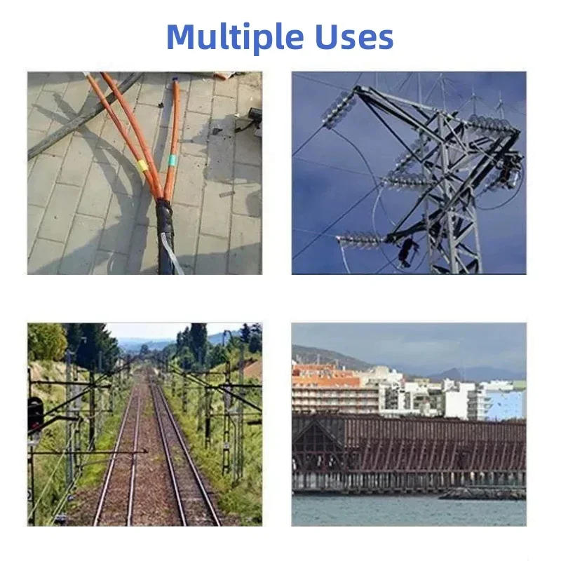 Description Picture 3 of item1/5pcs Diameter 8~130mm 2:1 Heat Shrink End Seal Cap Adhesive Glue Lined PE Insulate Wrap Wire Protect Cover Bottom Cable Sleeve