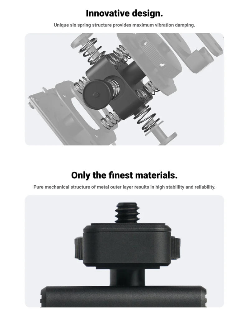 Description Picture 3 of itemOfficial & Original Insta360 Vibration Damper, Significantly reduces impact of intense vibrations on the camera.