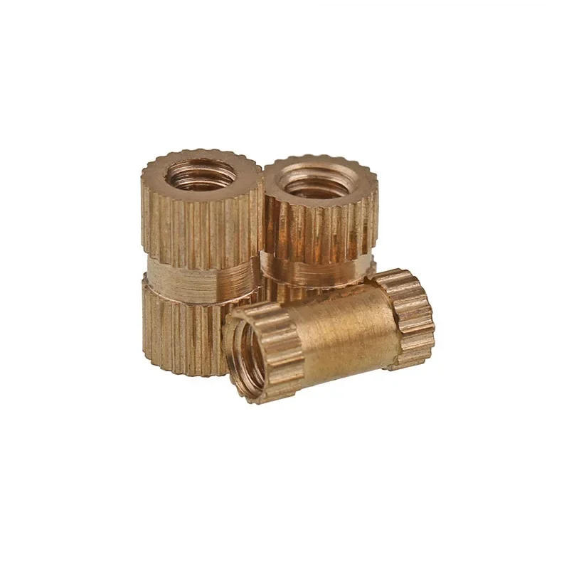 Description Picture 4 of item200PCS/LOT  M2 M2.5 M3 M4 Braas Insert Nut Injection Molding Brass Knurled Thread Inserts Nuts
