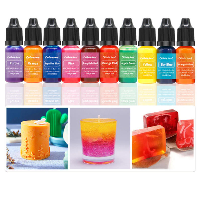 Description Picture 3 of item20Pcs Candle Color Dye Candle Making Dye Candles Pigment Dye Colors DIY Handmade Soap Candles Making 10ml Liquid Bath Colorant