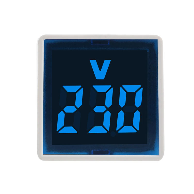 Description Picture 4 of itemSquare Voltmeter Digital Voltage Tester Monitor EU Plug LED Display Voltmeter Indicator Light Electrical Instruments AC 50V-500V