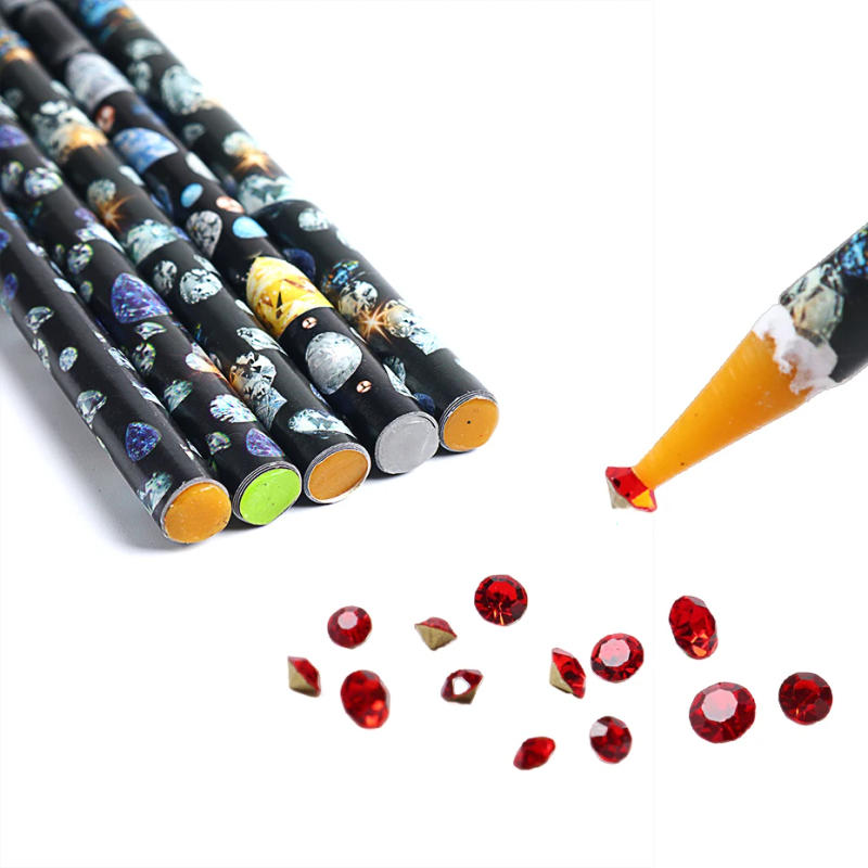 Description Picture 3 of itemNail Art Dotting Pencil Rhinestone Picker Contactless Pick Up Tool For Crystal Wax Pencil For Stones Nails Accessories And Tools