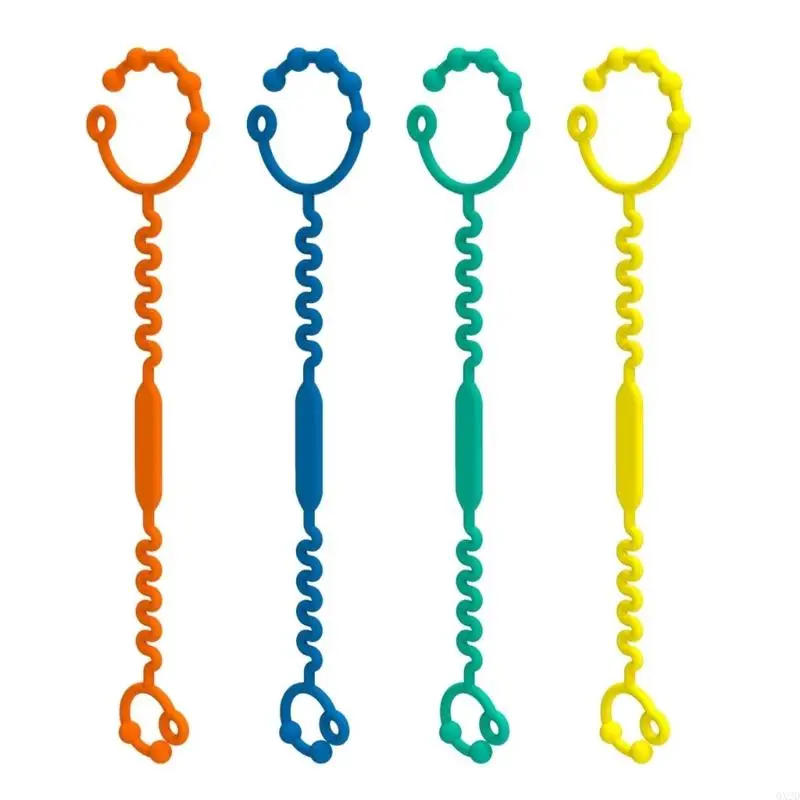 Description Picture 2 of itemmultifunction Baby Accessory Strap Kids Silicone Bottle Holder Leash Adjustable