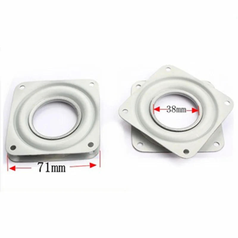 Description Picture 5 of item360 Degree Heavy Duty Metal Bearing Rotating Swivel Turntable Plate Desk Table For Bar Chairs Office Swivel Chairs