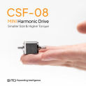 Sito CSF08 Mini Step-down Gearbox Compact  Servo Motor Speed Reducer 28mm 50/100:1 Gearboc Harmonic Drive for Robot Finger