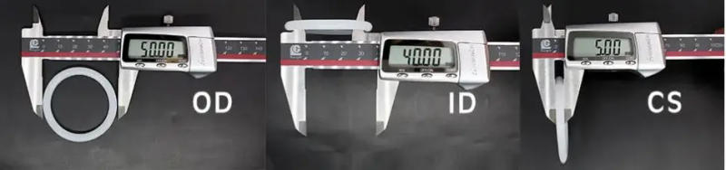 Description Picture 3 of itemFuwell 10/50pcs CS1mm White Silicone O-ring VMQ ORing Seal Gasket Insulated Waterproof Washer Round O Shape Food Grade OD4~42mm