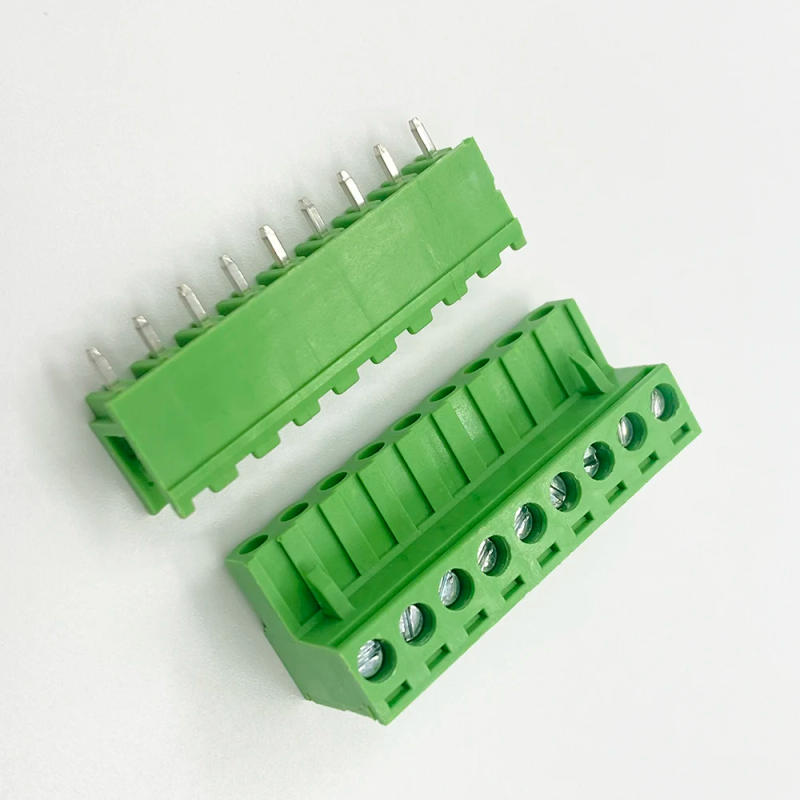 Description Picture 6 of item5Pair 5.08mm 2EDG 2/3/4/5/6/7/8/9/10/12Pin PCB Screw Terminal Block Wire Connector 5.08mm Pitch 300V10A Straight Pin Plug-in Soc