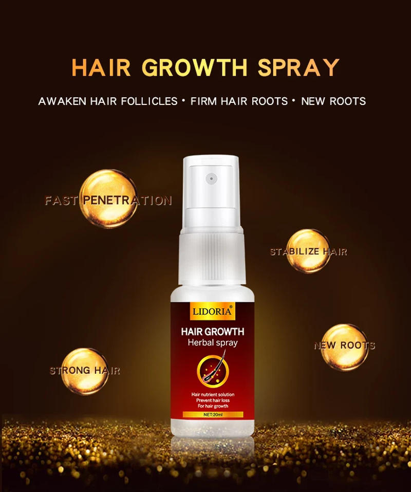 Description Picture 3 of itemGinger Hair Growth Essence Oil Spray Fast Growing Serum Anti Hair Loss Products Prevent Hair Thinning Frizzy Damaged Hair Care