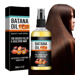 Batana Spray 30ml Batana Oil Hair Thickening Spray Batana Hair Growth Spray Moisturizing Strengthens Hair Prevents Hair Loss